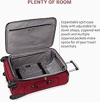 Vista 147 de SwissGear - Equipaje suave expandible Sion con ruedas, Negro