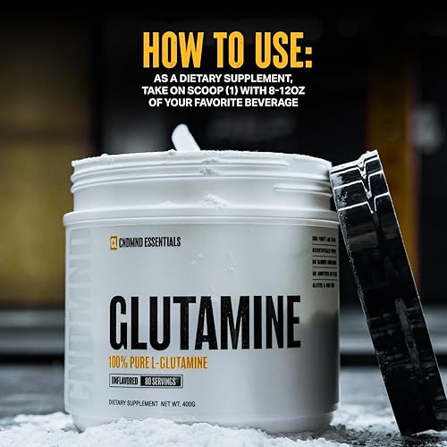 Miniatura 4 de Condemned Labz - Polvo de L-glutamina 100% puro, suplemento de glutamina para hombres y mujeres, recuperación y salud intestinal, sin gluten y sin