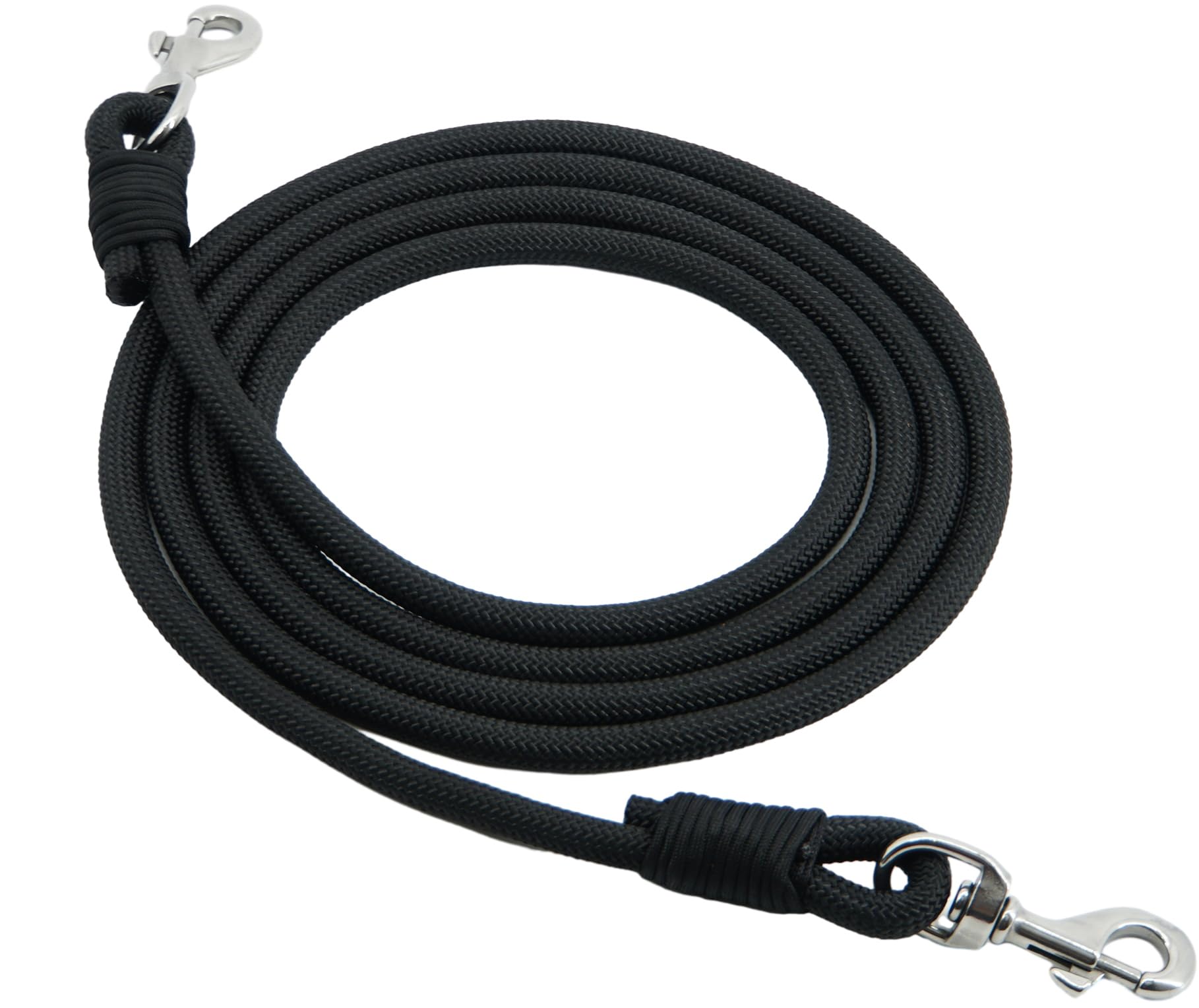 Jeereal Western Mecates - Riendas de cuerda trenzadas, riendas redondas para senderos, riendas de poliéster de 1/2 pulgada x 10 pies