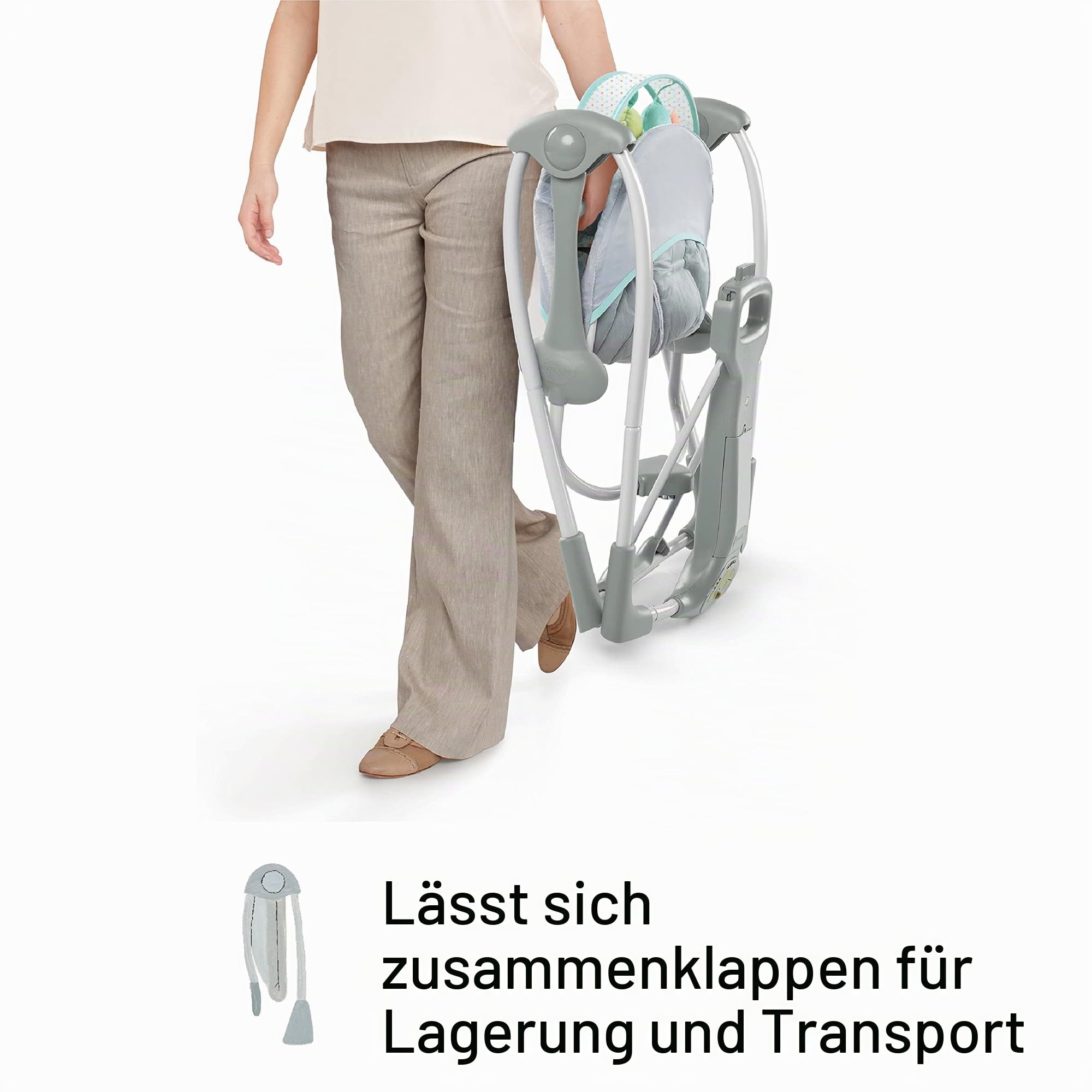Ingenuity Babyschaukel Swing and Go Portable Swing
