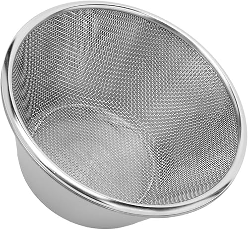 Miniatura 8 de Colador de acero inoxidable Colador Cuenco Set Drenaje Vegetal Arroz Lavado Preparación de Comida Cocinar Cesta de Frutas Foo Drenaje Cesta Filtro