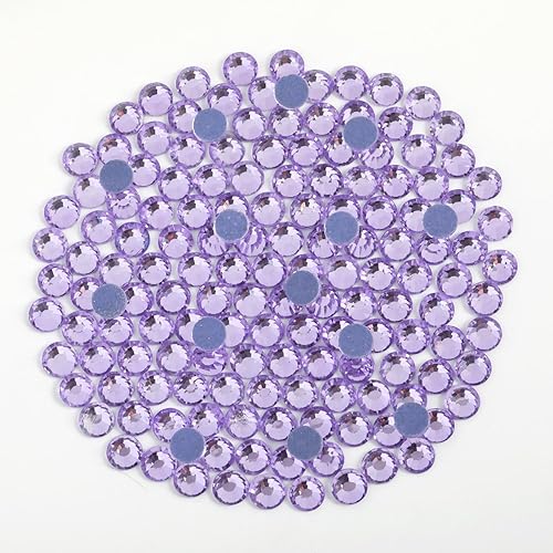 Vista 183 de 6000 diamantes de imitación termoadhesivos a granel, diamantes de imitación azules para ropa de manualidades, cristales termoadhesivos