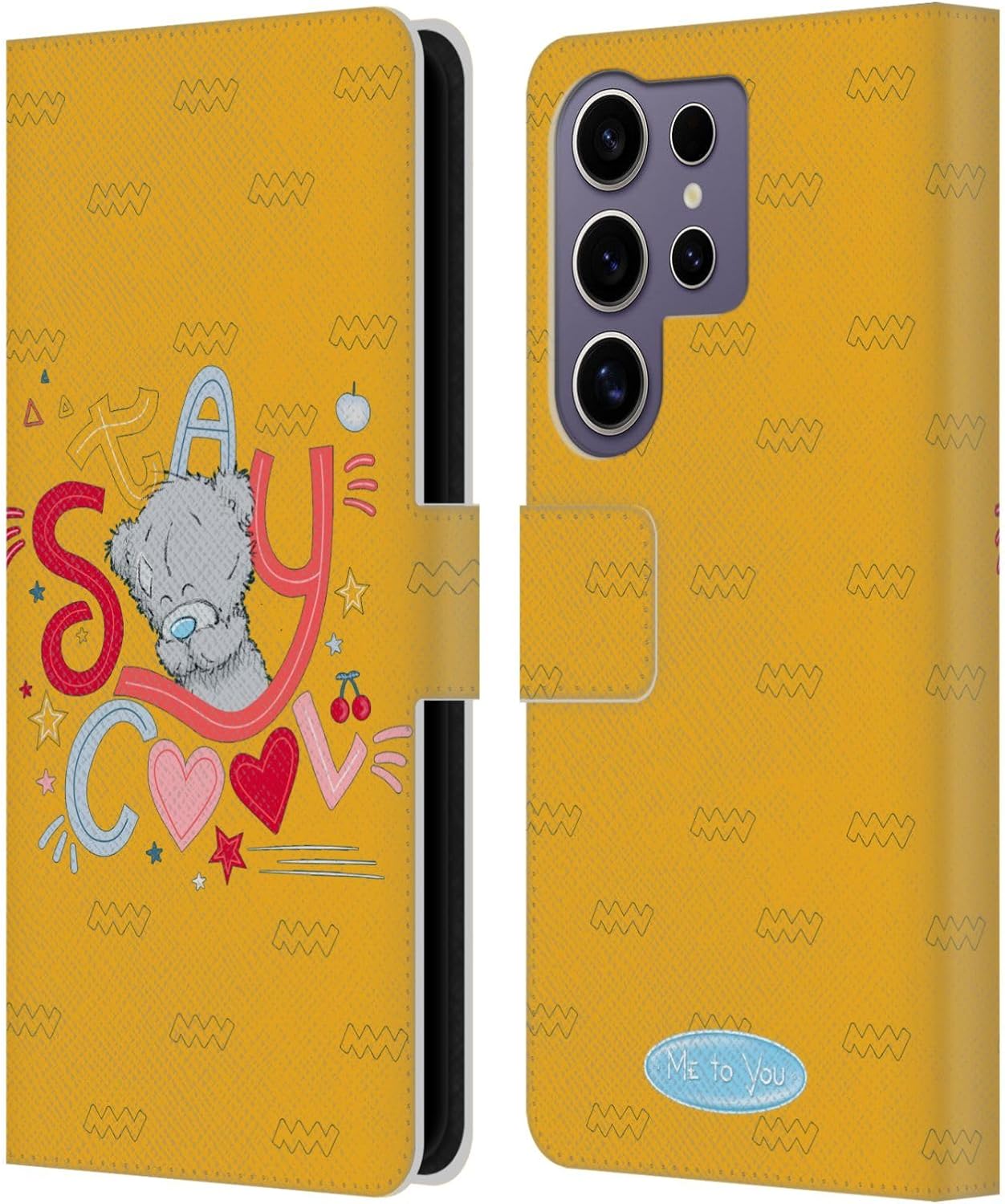 Head Case Designs Officially Licensed Me to You Your Future is Bright Retro Fun Leather Wallet Case Compatible with Samsung Galaxy S25 Ultra
