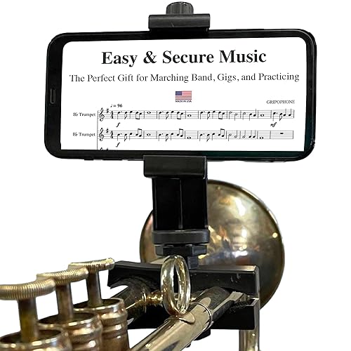 Gripophone Trumpet Phone Lyre - Securely Mount Your Phone to