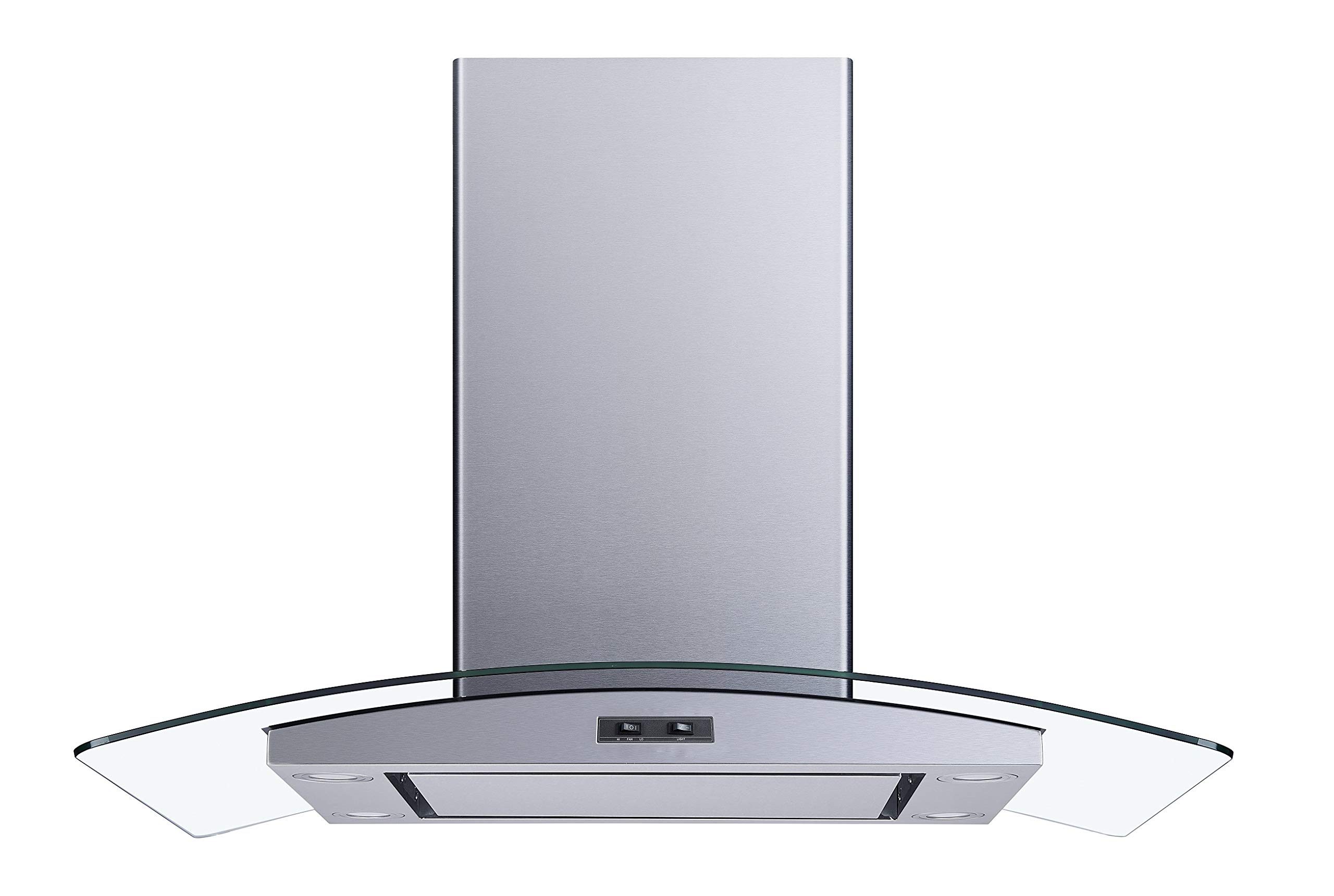 Winflo 36 In. Convertible Stainless Steel/Glass Wall Mount Range Hood Review