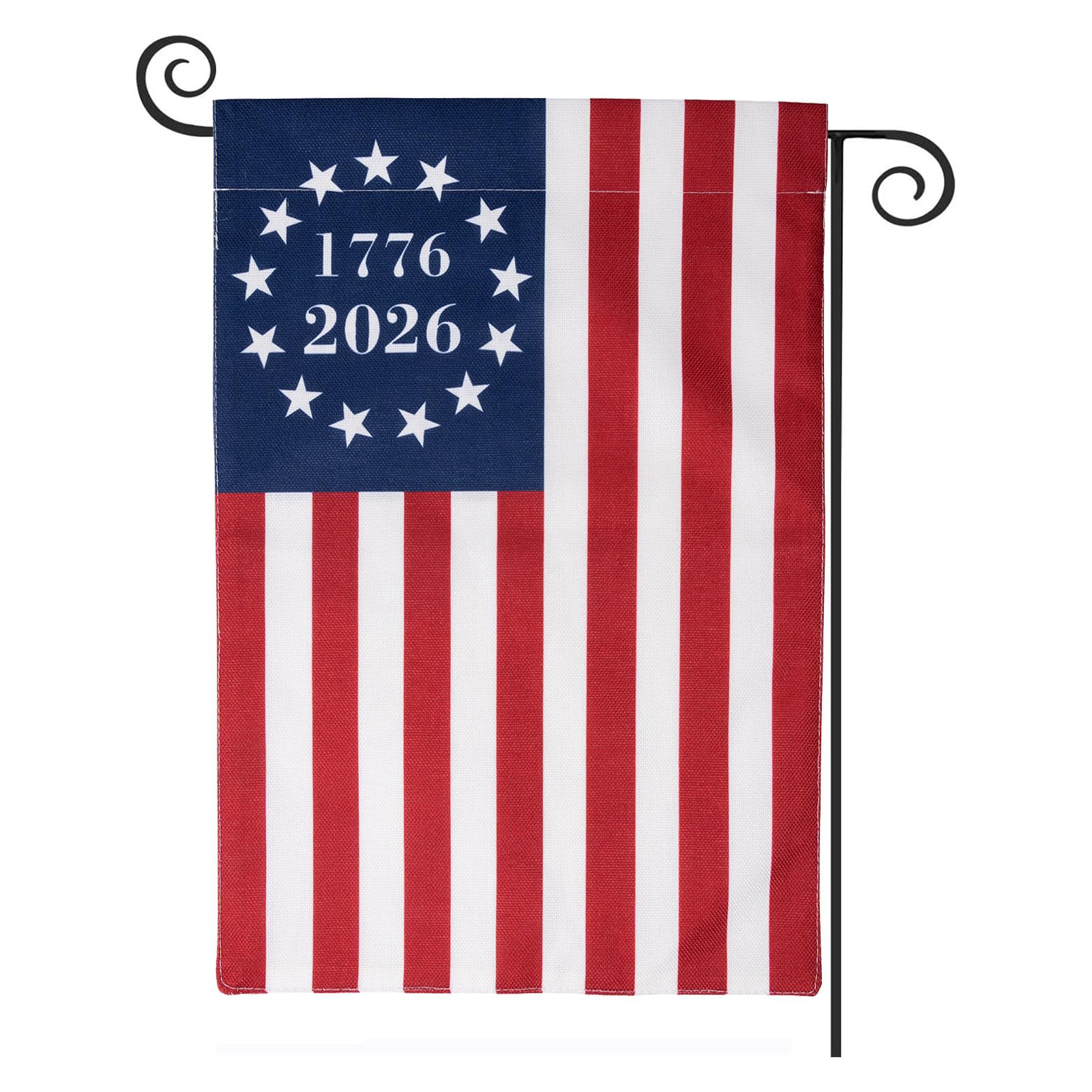 Amazon.co.jp: TOPFLAGS 250周年 アメリカ国旗 ガーデンフラッグ 1776