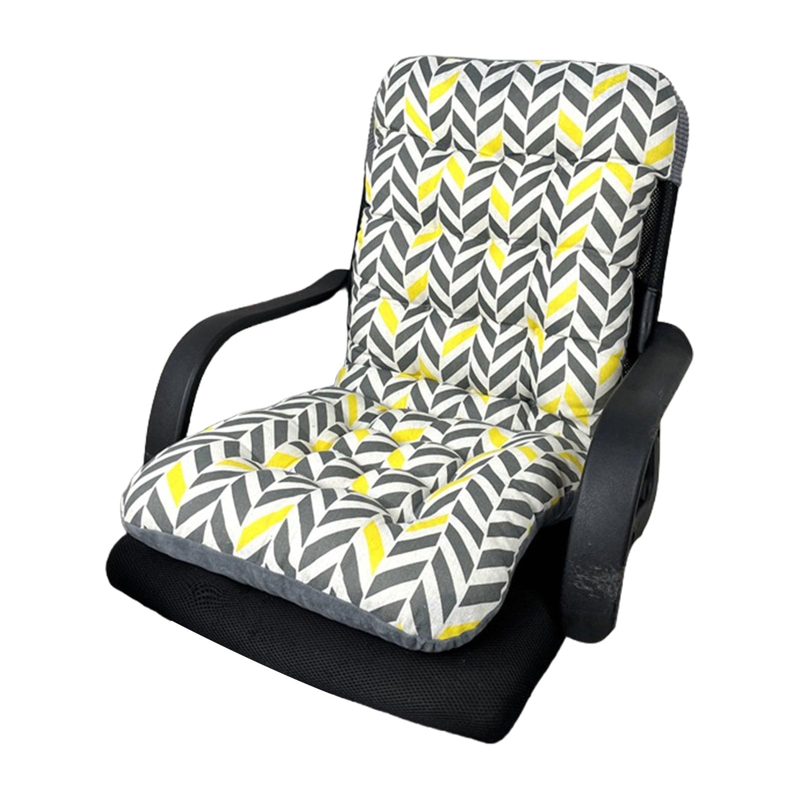Msioytog Supportive High Back Chair Cushions for Indoor and Outdoor Relaxation, Secure Attachments with Tie High Back Chair Cushions