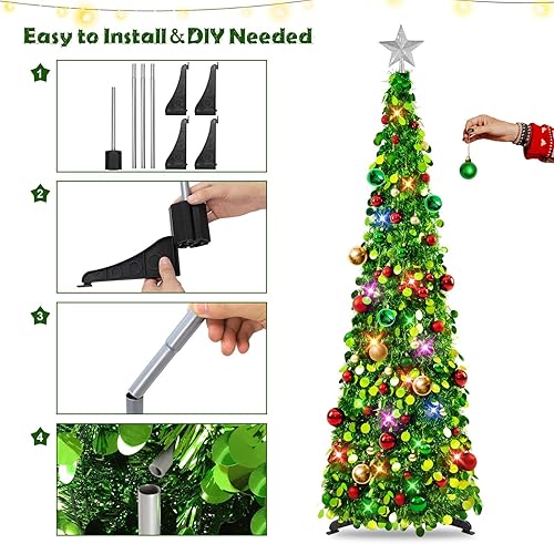 Miniatura 6 de N&T Nieting - Árbol de Navidad de oropel