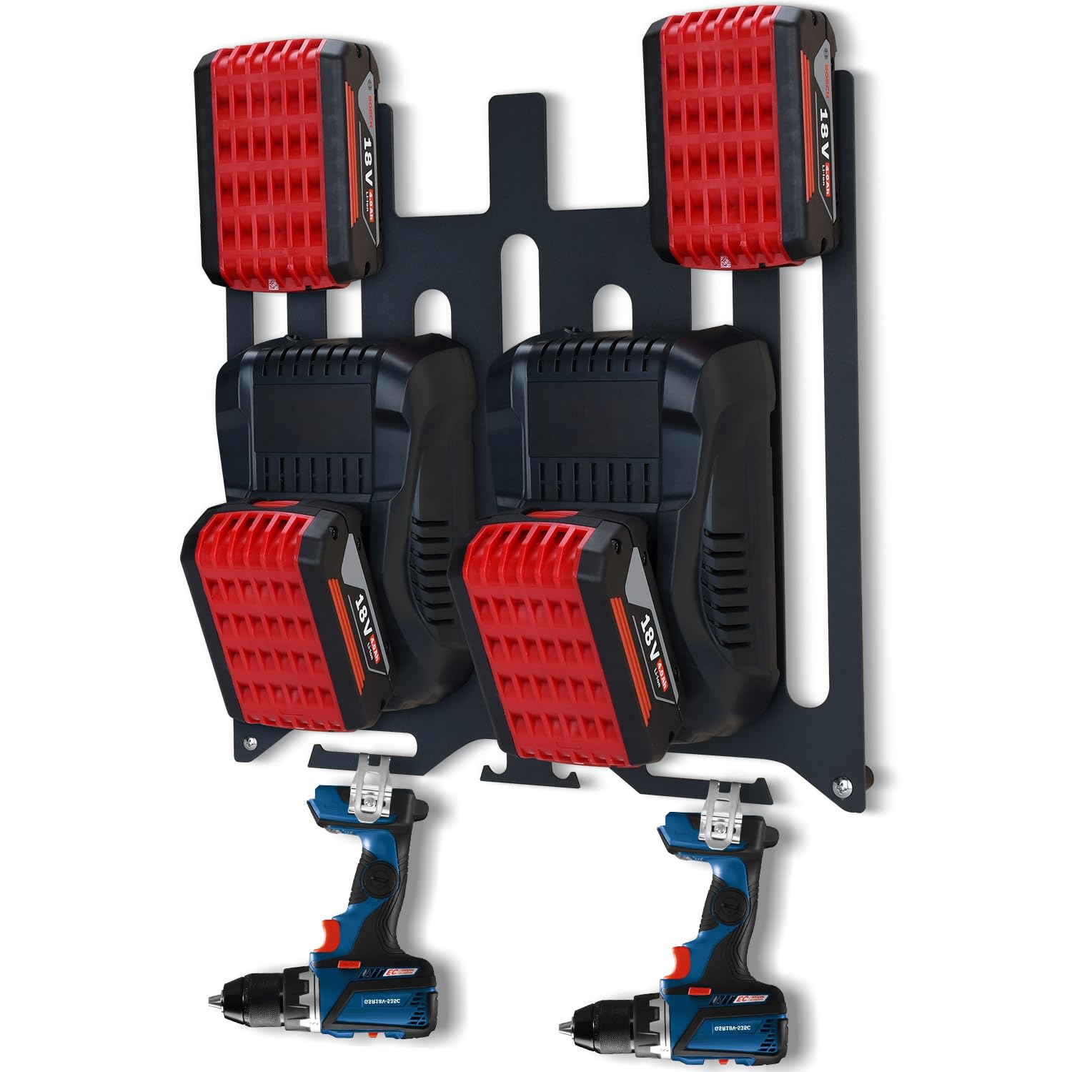 Support mural pour chargeur Bosch GAL 18 V-160C avec supports de
