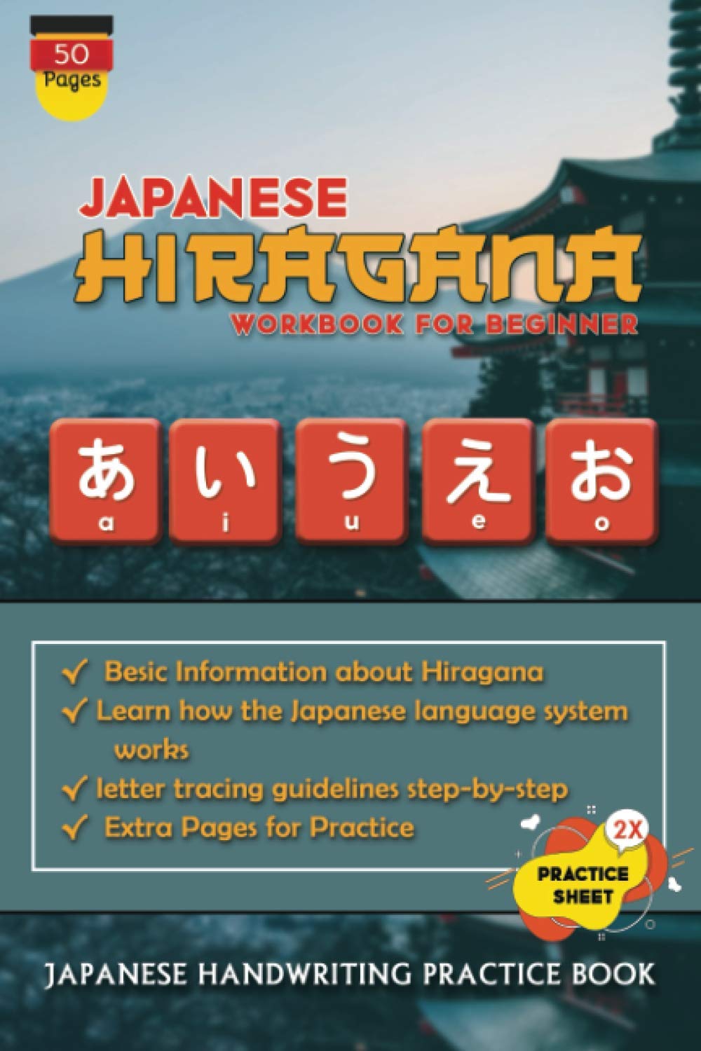 Japanese Hiragana Workbook For Beginner Hiragana From Zero Double Practice  | Desertcart Seychelles