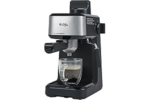 4-Shot Mr. Coffee Steam Espresso, Cappuccino and Latte Maker