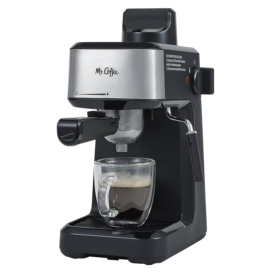 Amazon.com: Mr. Coffee 4-Shot Steam Espresso Cappuccino and