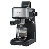 Mr. Coffee 4-Shot Steam Espresso Cappuccino and Latte Maker with Stainless Steel Frothing Pitcher