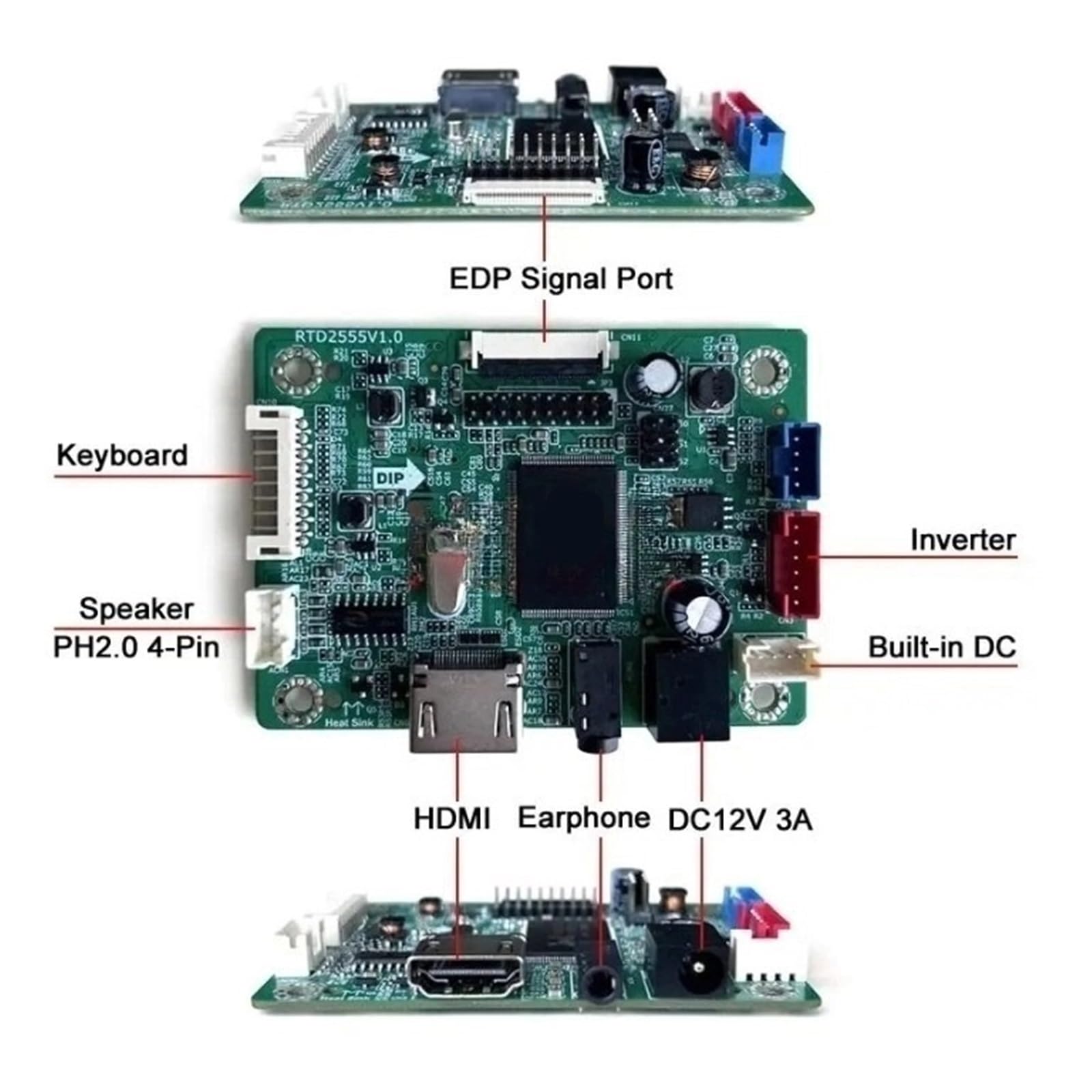 Controller Driver Board for N156HCE-EAA/EBA/EN1/GN1 Kit DIY HDMI-Kompatibel EDP 30 Pin 15.6 "LED Display 1920x1080 Laptop Bildschirm(for N156HCE-EN1)