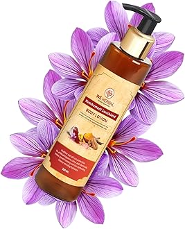 Kumkumadi Sunshield Body Lotion, Ayurvedic Sunscreen with Natural SPF for Glowing Skin, 180ml