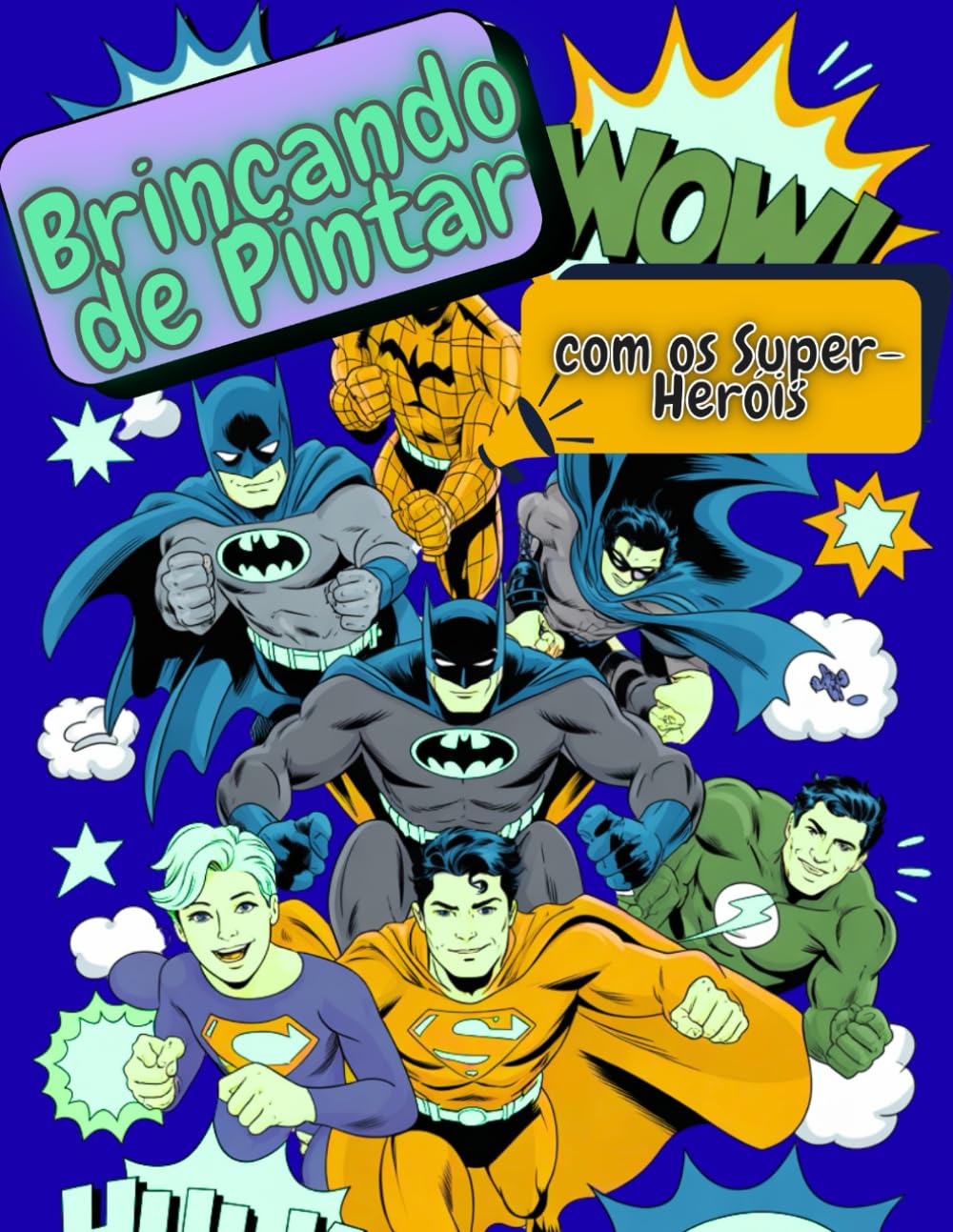 Brincando de Pintar com os Super-Heróis