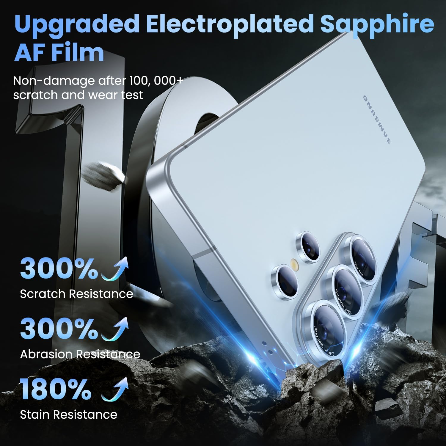 Uyiton for Samsung Galaxy S26 Ultra Camera Lens Protector, Unique Design image 4