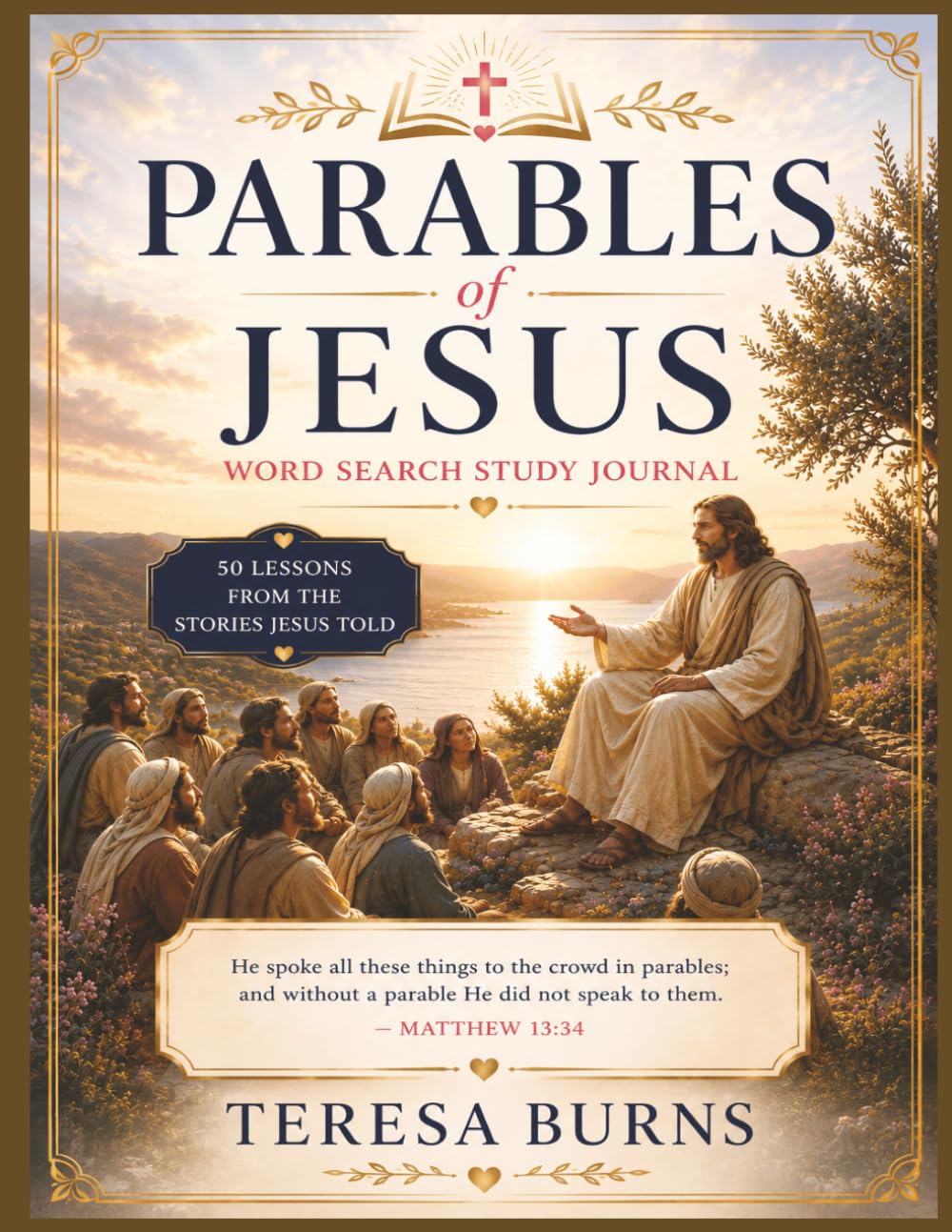 Parables of Jesus Word Search Bible Study Journal: 50 Lessons to Strengthen Your Faith Through Scripture, Word Searches & Reflection