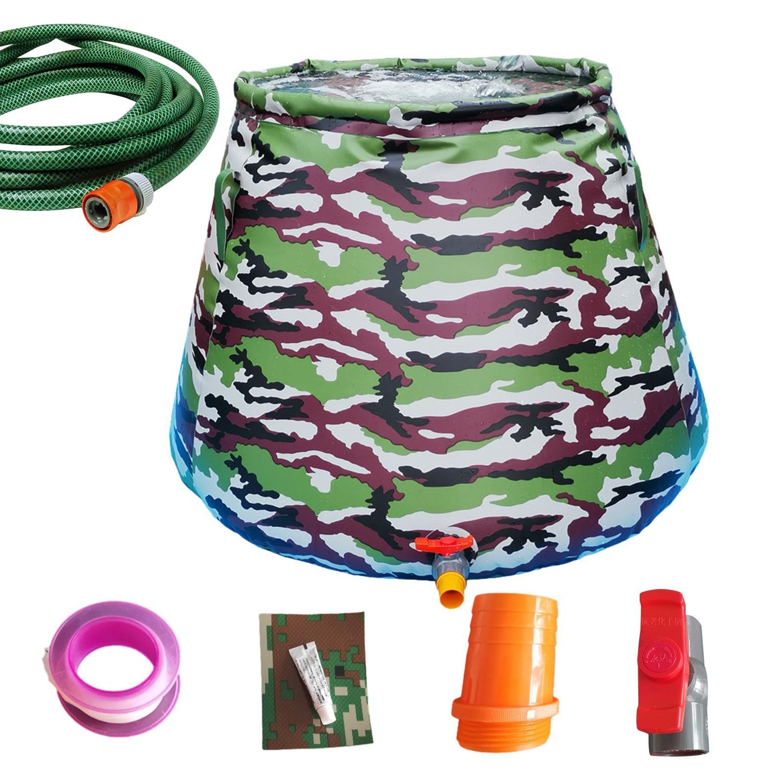 Camping Wasserbehälter Camping Wasserspeicher | Faltbarer Regenwassertank | Große Kapazität Wasserspeicher Faltbare Wassertanks Sto Tank