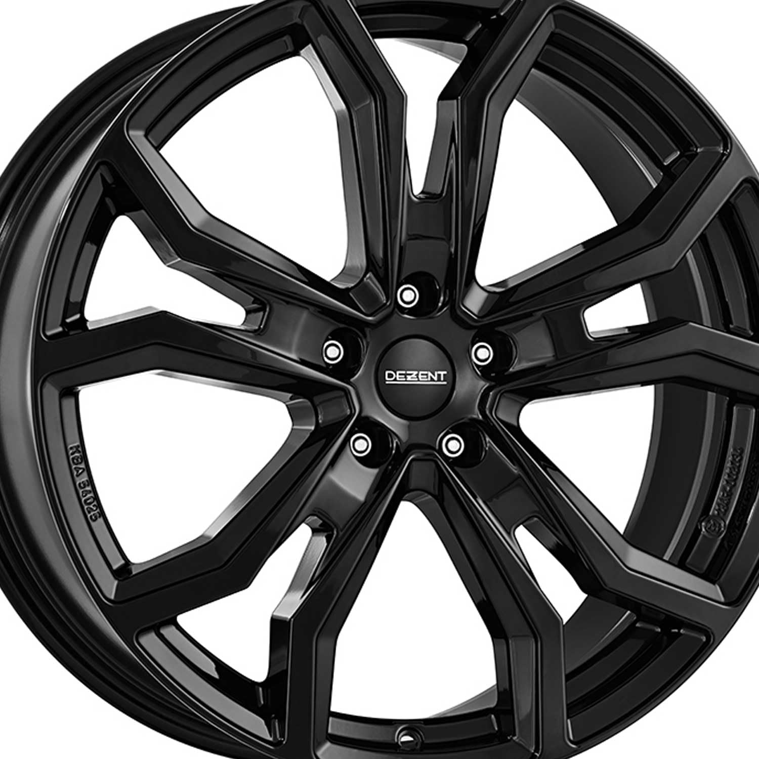 4x Dezent Felgen TV black 9.0Jx20 ET36 5x120 kompatibel mit Opel Insignia
