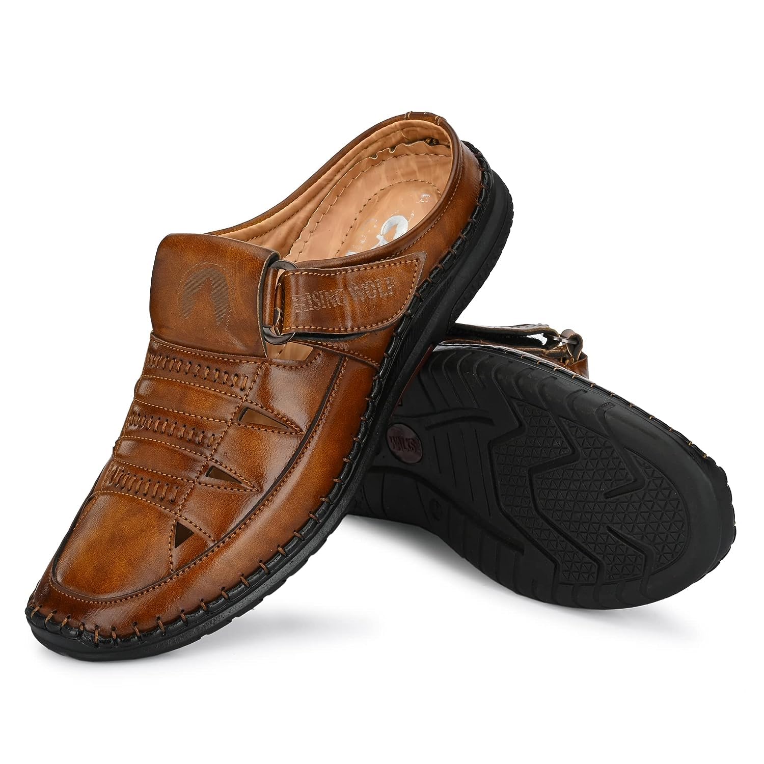 Rising Wolf Kids Ethnic Sandal (Tan, 4) (B0CGLG2XT6) Amazon Price History, Amazon Price Tracker