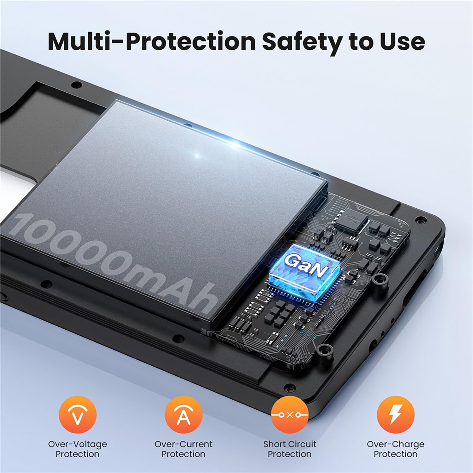 ELLENNE Carcasa batería para Samsung S23 Ultra 6,8" 10.000 mAh Slim TY-118 | Funda con batería integrada para Samsung S23 Ultra 6,8" 10.000 mAh | Funda recargable fina