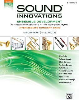 Alfred Sound Innovations Concert Band Ensemble Development B Flat Trumpet 1 Book