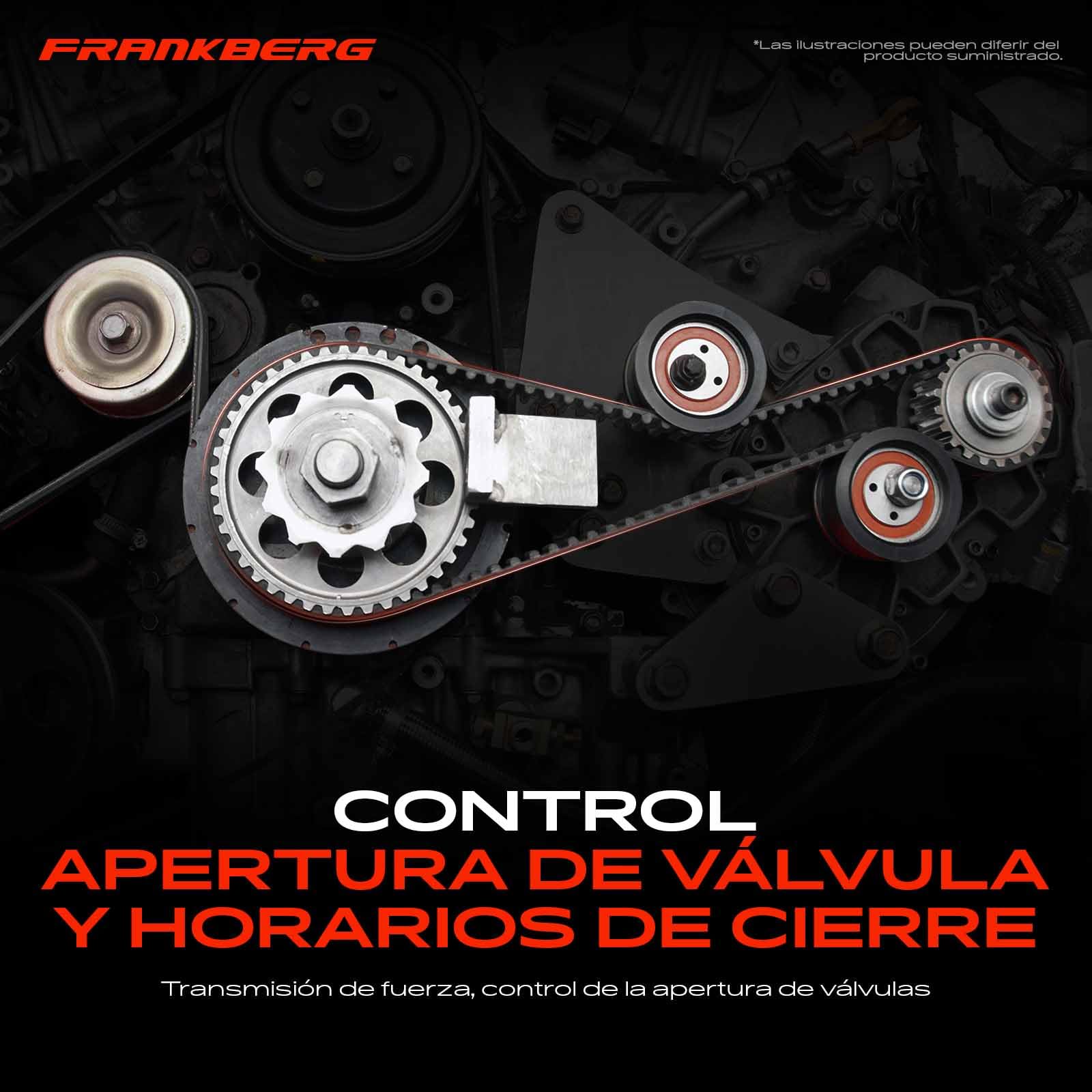 Frankberg Kit de correa de distribución con bomba de agua diésel | Compatible con: A1 Sportback 8XA 8XF, Polo 6C1 6R1, Ibiza IV Sportcoupé 6J1 6P5, Ibiza IV ST 6J8 6P8, Fabia III NJ3