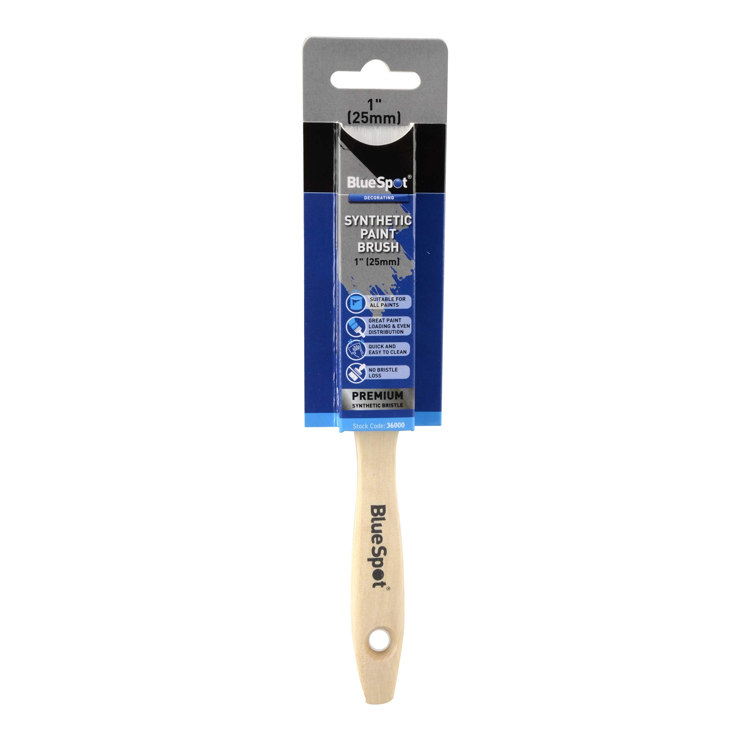 Blue Spot Tools - 1"" (25mm) Synthetic Paint Brush