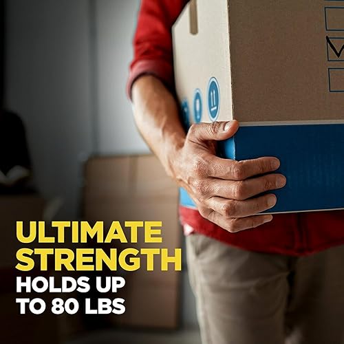 Miniatura 7 de Scotch - Cinta transparente de embalaje resistente, núcleo de 1.5 pulgadas, 1.88 pulgadas x 22.2 yardas, dispensador rojo (142)