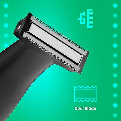 Miniatura 4 de Groom Essentials ONECUT - Afeitadora eléctrica para hombre rasuradora de papel de aluminio de doble hoja reemplazable recortadora de barba con