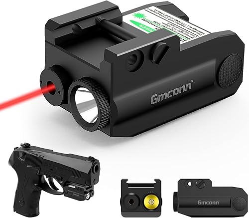 Gmconn Pistola Láser Rojo Claro Combo 1090