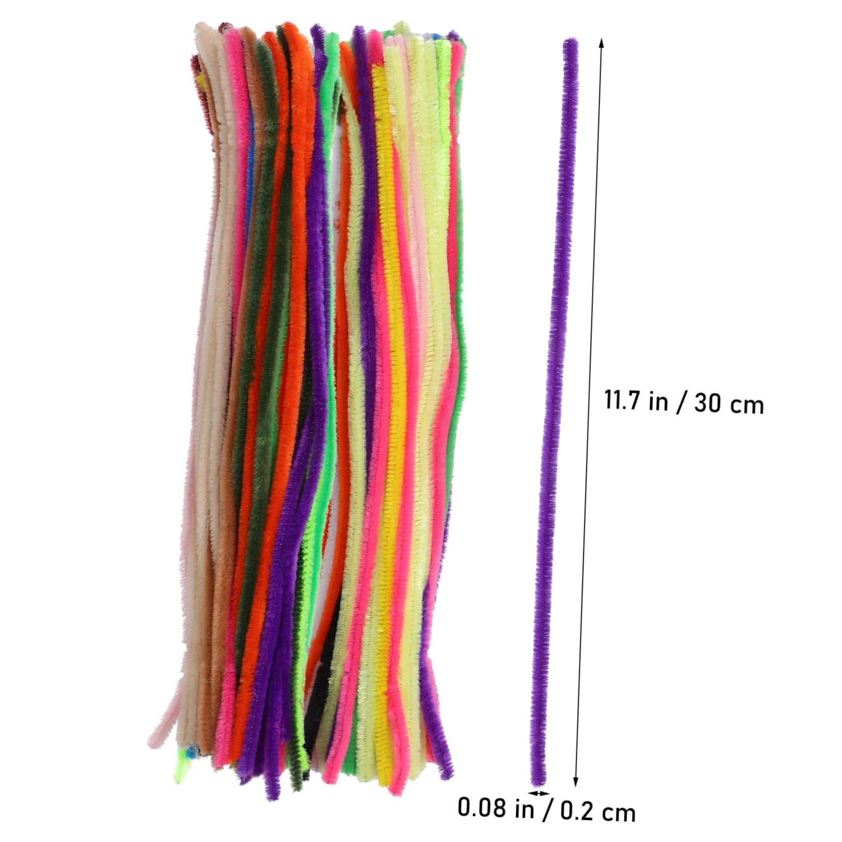 OSALADI Craft Kit 400 Flexible Fuzzy Sticks 20 Colors Perfect for Craft Making Decorations