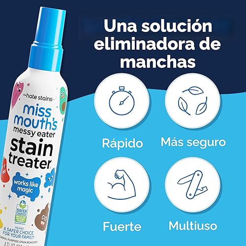 Miniatura 3 de Miss Mouth's Messy Eater - Spray para tratar manchas, paquete de 3 quitamanchas de 4 onzas, esenciales para recién nacidos y bebés, sin alimentos