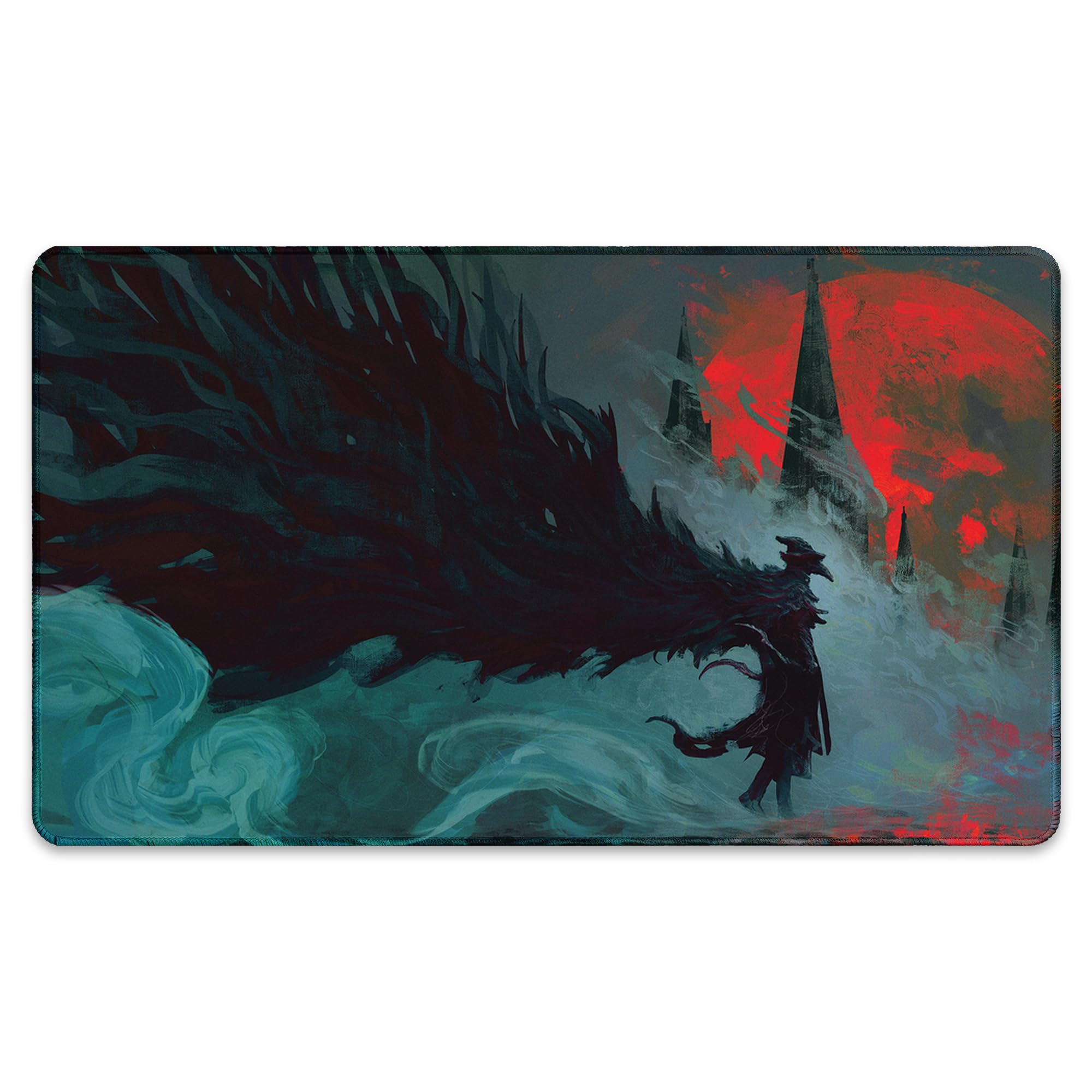 Paramint The Raven's Nightmare (Stitched) - MTG Playmat by Anato