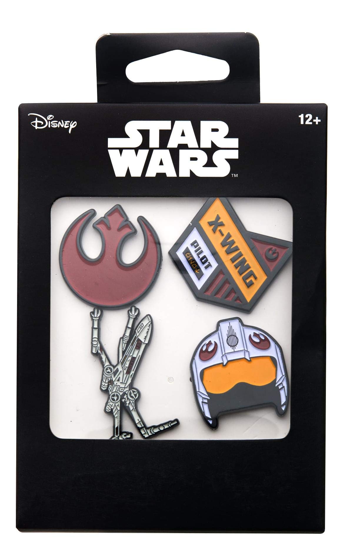 Salesone Star Wars Rebel 4 Pin Set, Einheitsgröße, Metall, Kein Edelstein