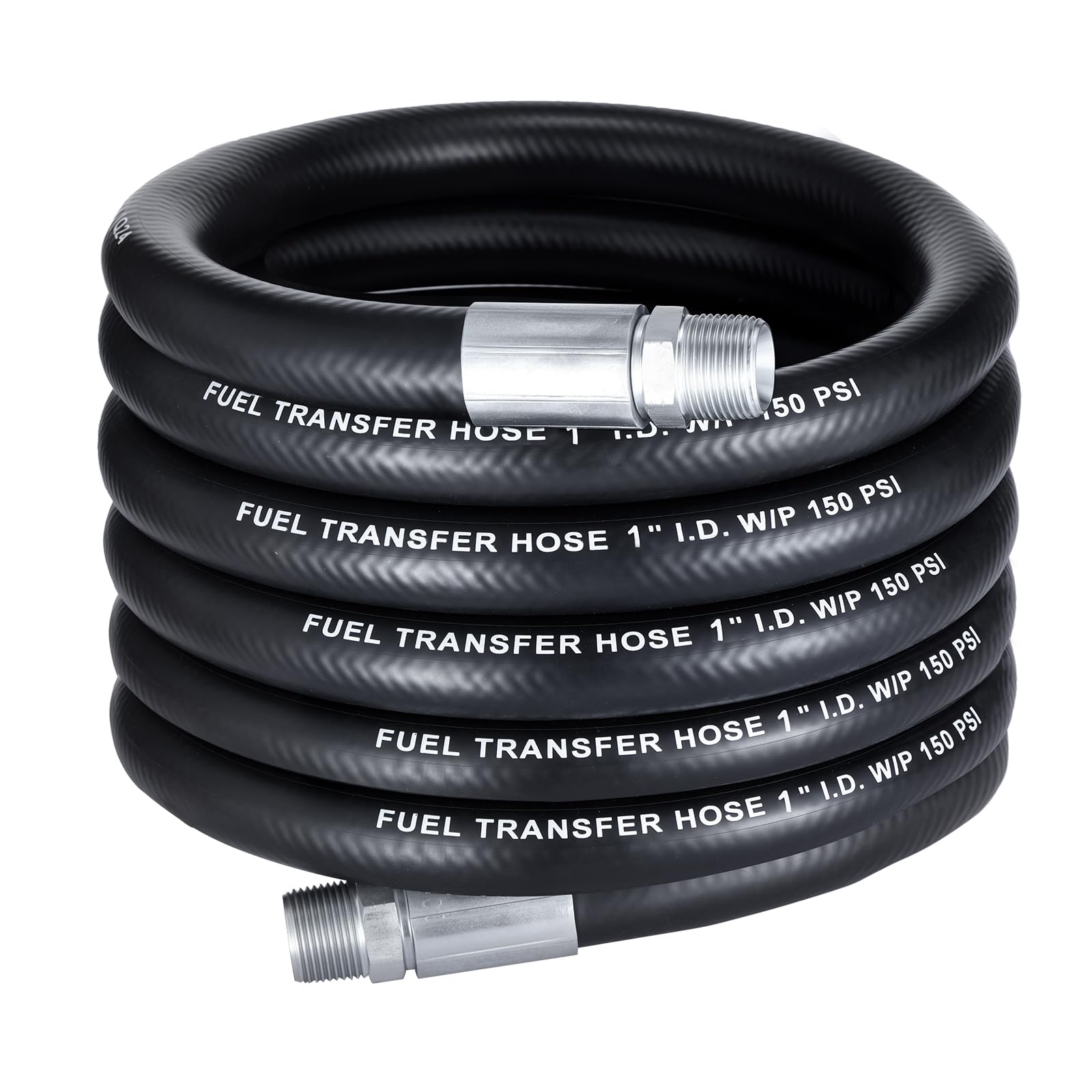 EVIL ENERGY 1" Fuel Transfer Hose 20FT,Farm Fuel Hose for Dispensing Diesel Gasoline Kerosene Biodiesel