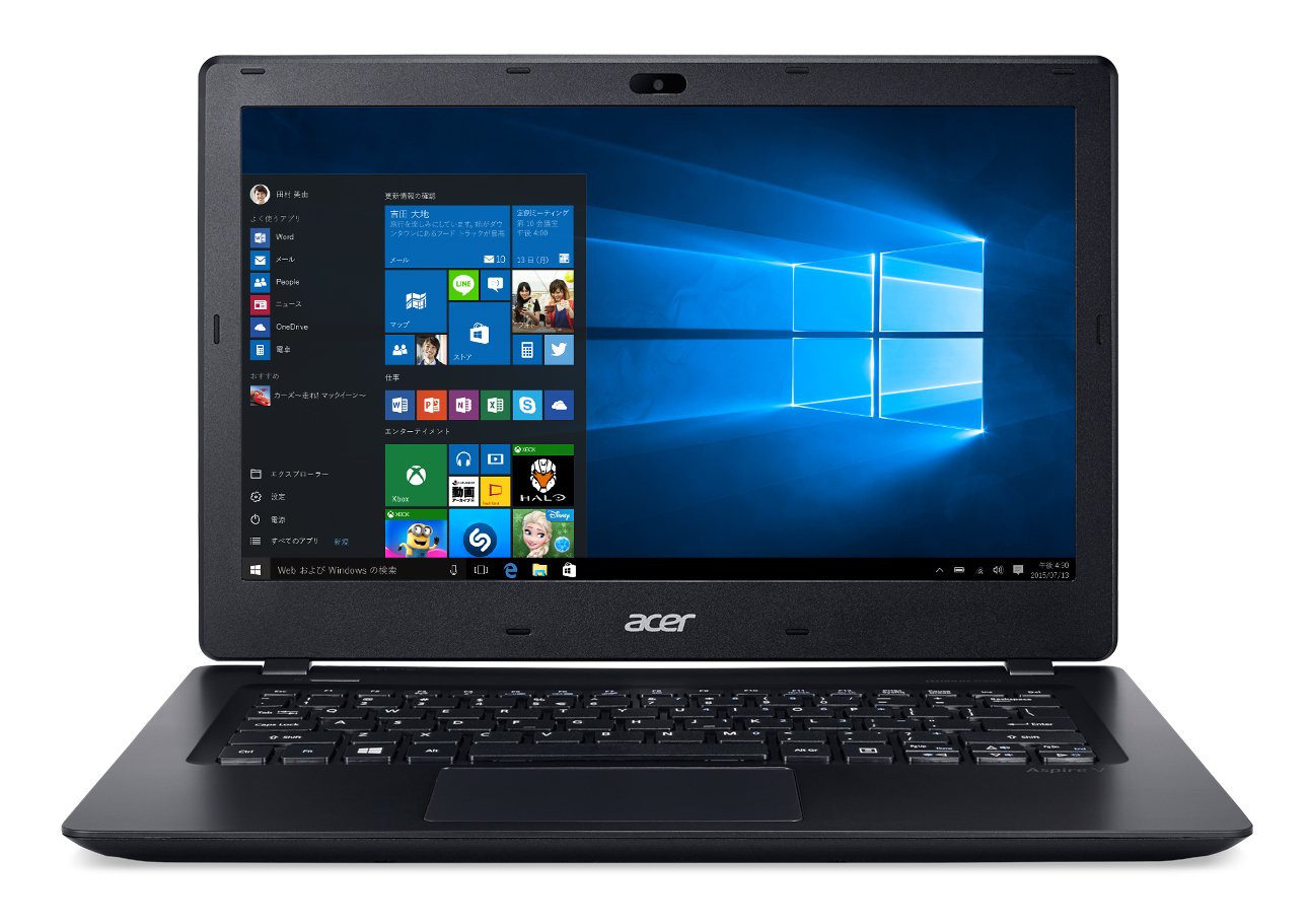 Amazon.co.jp: Acer Aspire V13 V3-372-N34D/K Windows10/Core