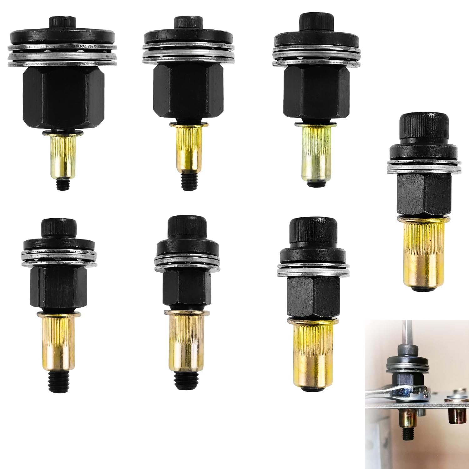 217pcs Rivet Nut Pliers Set For M3 M4 M5 M6 M8 M10 M12 Rivet - View #9