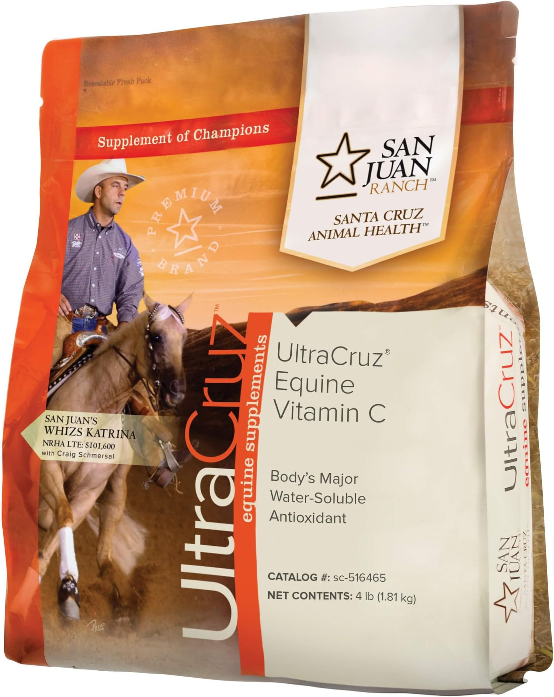 UltraCruz Equine Vitamin C (Ascorbic Acid) Supplement for