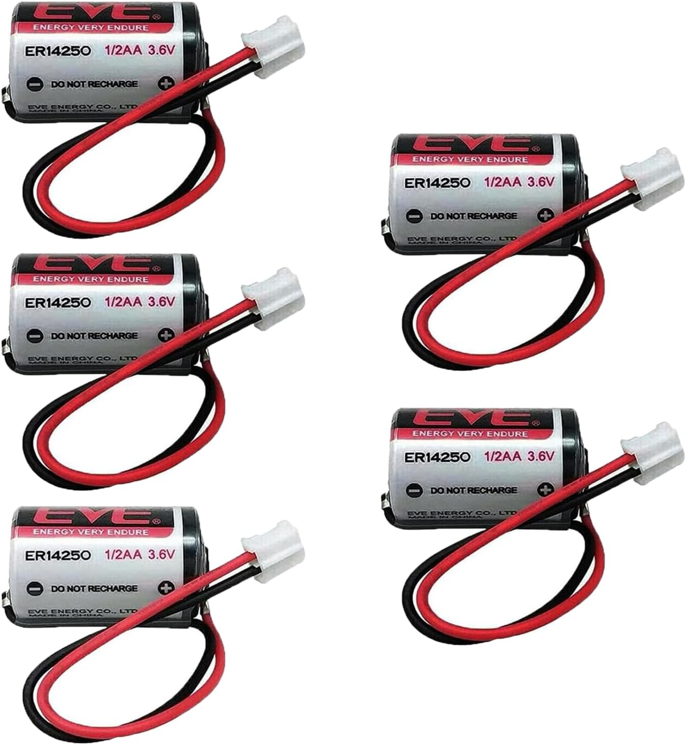 15pcs EVE ER14250 3.6V LS14250 1/2 AA Size 1200mAh Li-ion - Foto 7