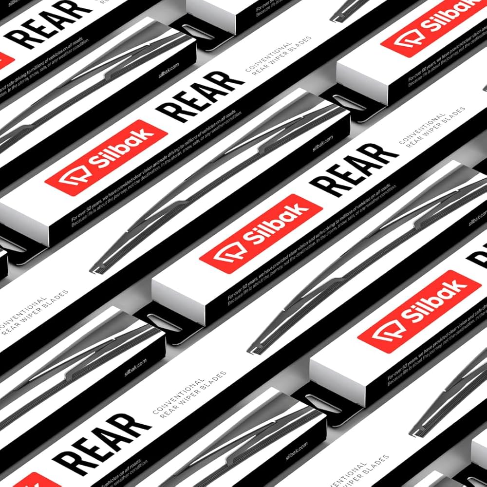 Silbak Rear Windscreen Wiper, Fits For SKODA KODIAQ (02/2017-05/2021