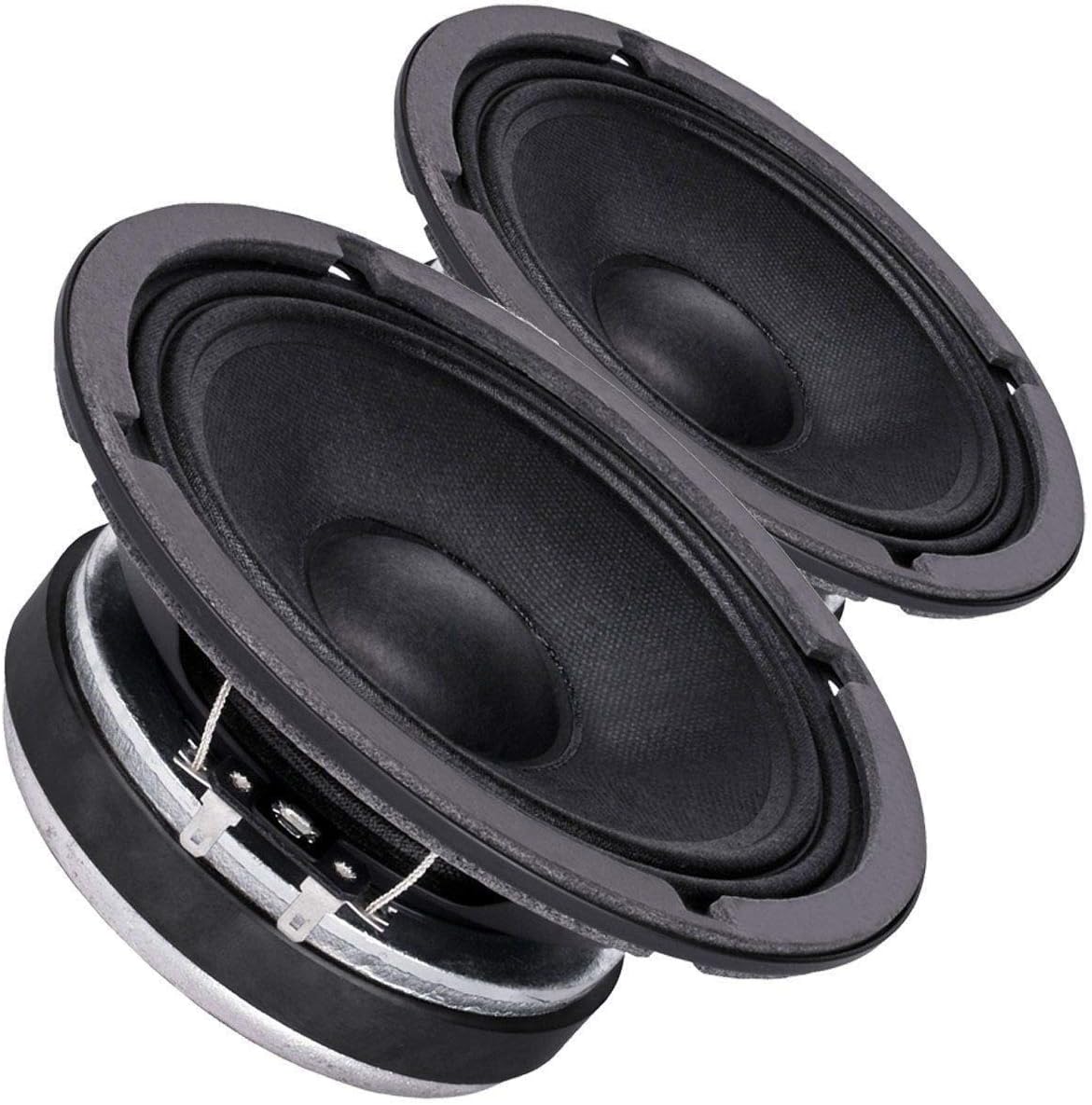 Pair Faital PRO 6FE200 6.5" Midrange Woofer Voice Speaker 4 ohm 260W 95dB 1.5VC