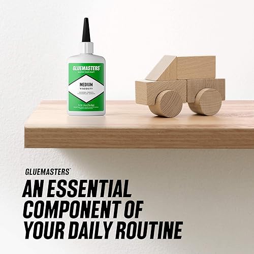 Miniatura 3 de Glue Masters - Súper adhesivo de cianoacrilato CA de grado profesional 16 oz viscosidad fina de 05 CPS para carpintería modelado a escala