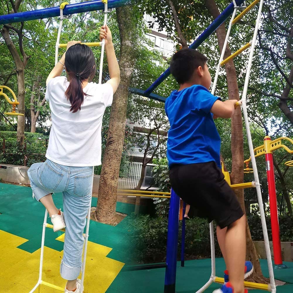 Scala Di Corda Antincendio 15 Metri - Poliestere Resistente, Per Emergenze E Arrampicata