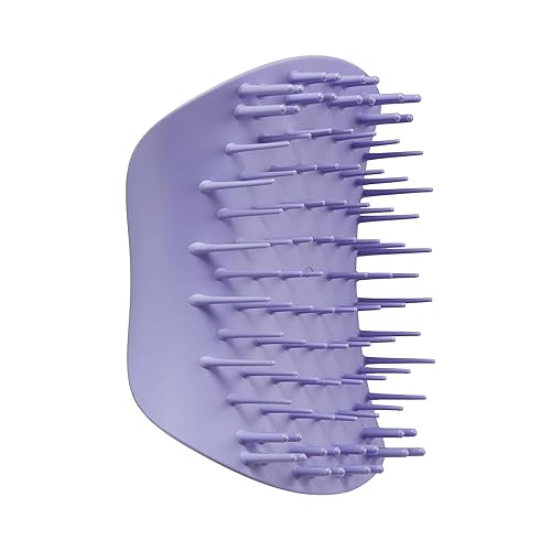 Miniatura 2 de TANGLE TEEZER Paquete de cepillo desenredante y masajeador de cuero cabelludo, para exfoliar y desenredar todo tipo de cabello, lavanda