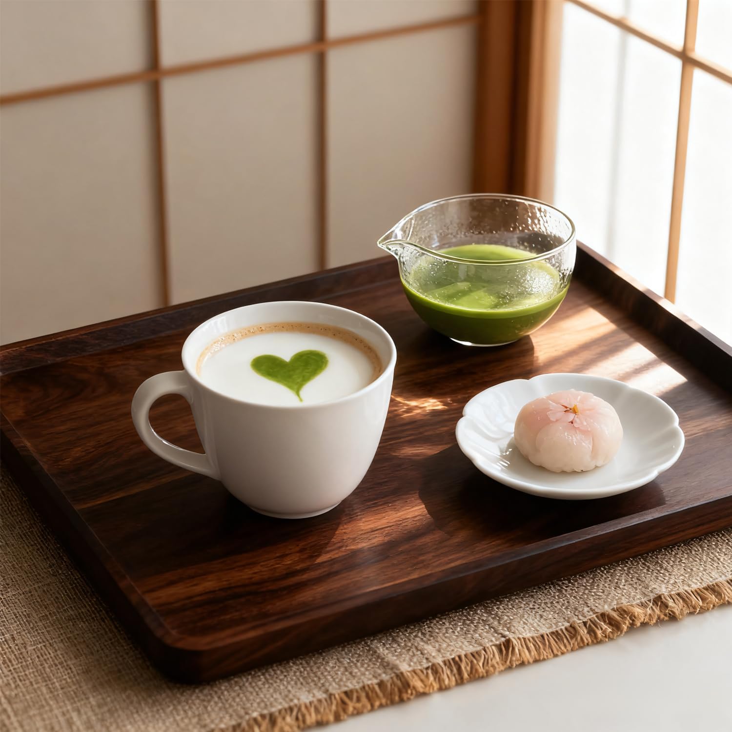 Britegleam Glass Matcha Bowl With Spout