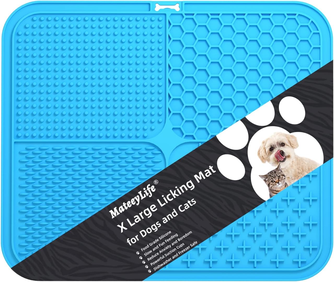 MateeyLife X Large Licky Mats for Dogs and Cats, Lick Mats