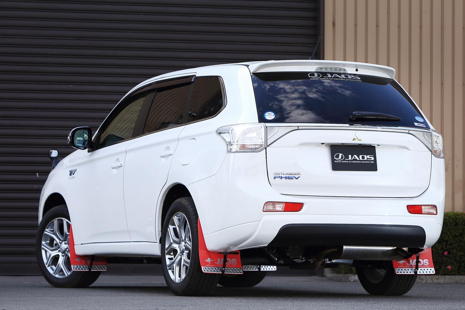 ！！セール！！三菱　GG2w GG3w アウトランダー　マッドフラップ GG2W アウトランダー PHEV車 KADDIS 専用マッドフラップ レッド