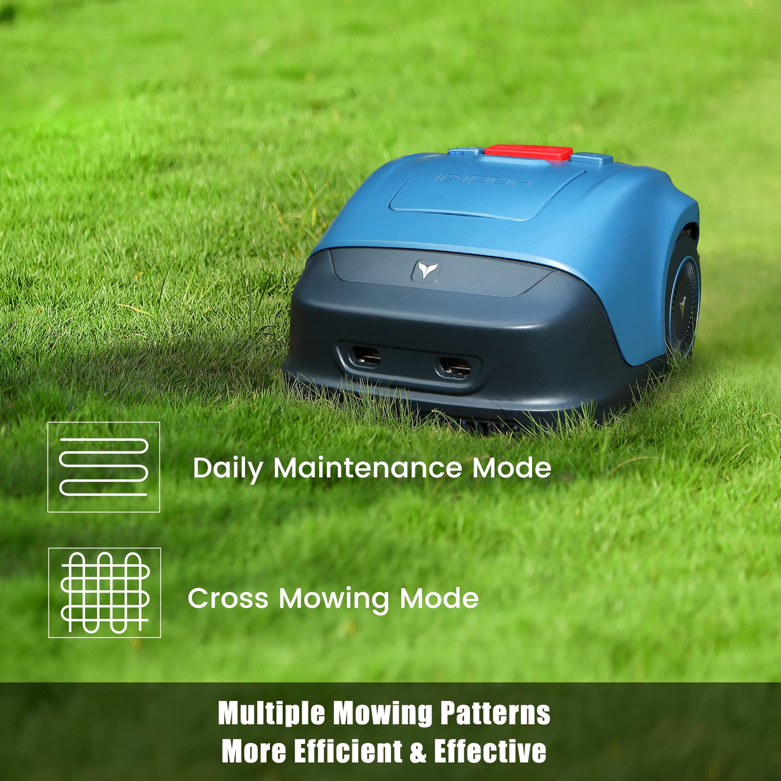 Neomow S Smart robot kosiarka do trawnika do 1000 m², akumulator o dużej pojemności 4400 mAh, szerokość cięcia 7,87", automatyczne ładowanie, z Bluetooth/WiFi, ładowarka w zestawie